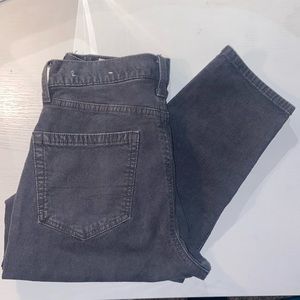 American Eagle Gray Corduroy Jeans